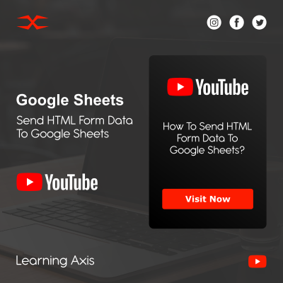 Send Form Data To Google Sheets